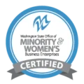 Minority & Women’s Business Enterprise (MWBE) certified logo