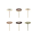 Bristle Brush dental polishing accessory for use with RA Latch and polishing systems