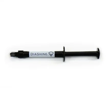 Contents of DiaShine Intra-Oral polishing kit including diamond pastes and polishing accessories