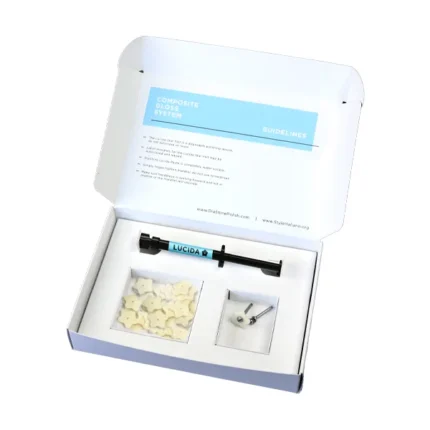 DiaShine LUCIDA Composite Gloss System Kit including Lucida polishing paste, disposable felt stars and Lucida Click mandrels for final gloss on composites