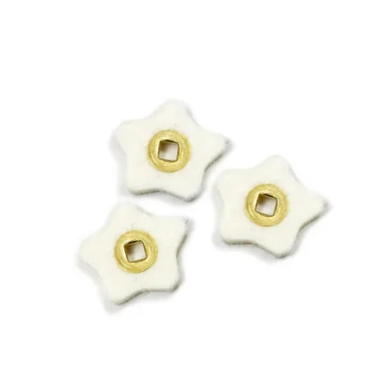 DiaShine Lucida Felt Stars polishing discs for dental composite restoration and high gloss finishing