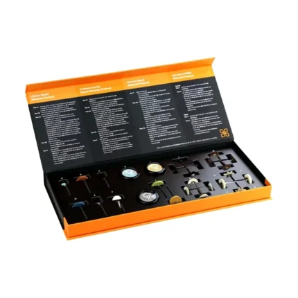 Packaged DiaShine Ivoclar Vivadent Telio CAD Finishing System box with dental polishing kit