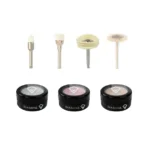 DiaShine Fire Agate Mark Ruiz Polishing Pack dental finishing kit with brushes, wheels and diamond polishing compounds