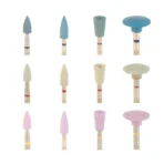 RA Latch polishing mandrel for dental polishing accessories and instrument attachment