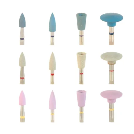 RA Latch polishing mandrel for dental polishing accessories and instrument attachment