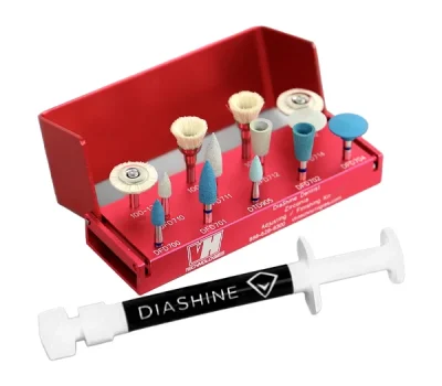 David Hornbrook Zirconia Polishing Kit for dental zirconia restoration finishing and high gloss